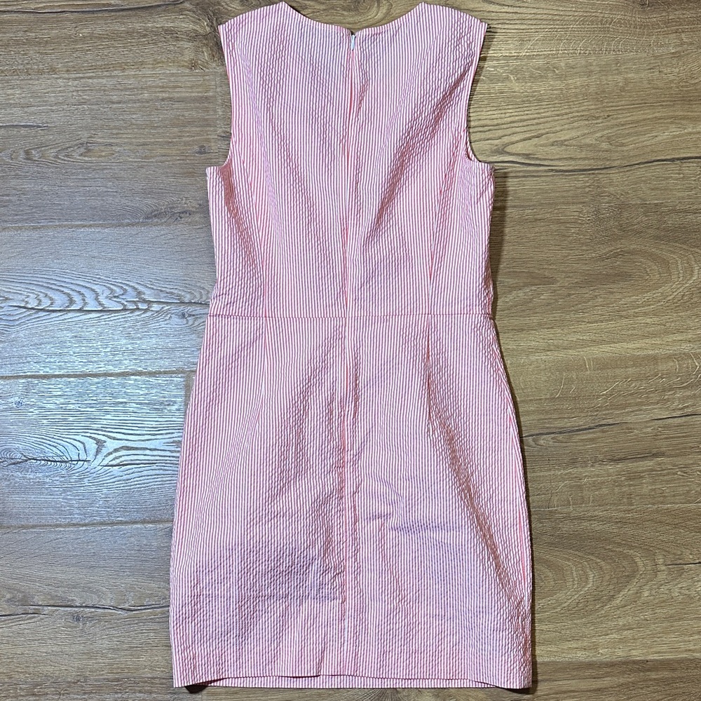 Theory Seersucker Shift Dress Size 4 - Picture 7 of 7